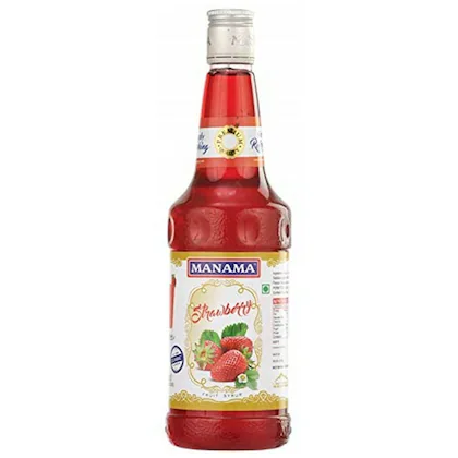 Manama- Strawberry Syrup, 1 Ltr
