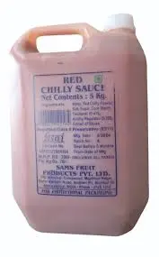 Sams Red Chilli Sauce, 5 kg