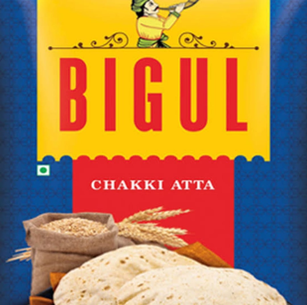 Bigul- Chakki Wheat Atta, 30kg 