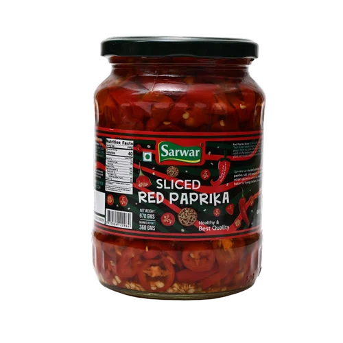 Sarwar - Red Peprika Sliced, 670 g