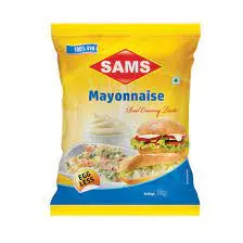 Sams Veg Mayonnaise (Eggless), 1 kg Pouch