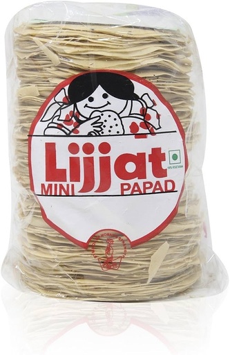 Lijjat Mini Urid Papad, 1 Kg